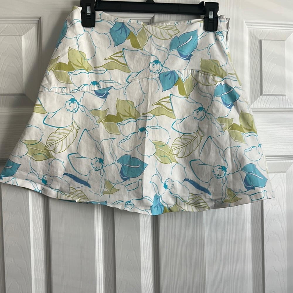 George Blue Mini Skater Skirt for Casual Wear